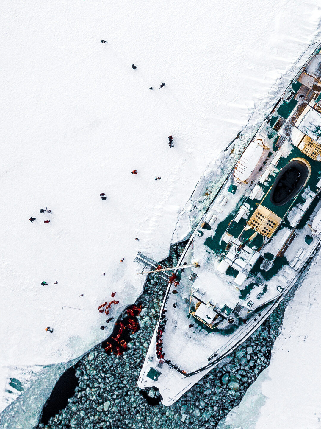 Icefloating on the Icebreaker Sampo (1)