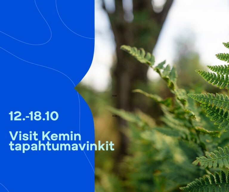 Syyslomalla Kemissä? Poimimme tähän muutamia vinkkejä syyslomaviikon tapahtumiin ja elämyksiin. 🗣️ J…