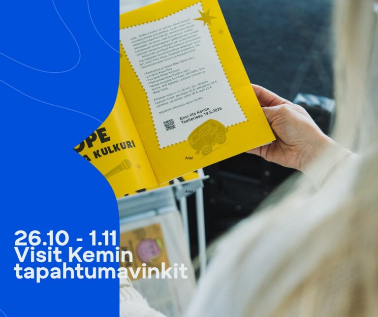 Etsitkö tekemistä Kemissä? Kemin tapahtumakalenteri kokoaa yhteen alueen ajankohtaiset tapahtumat ja…