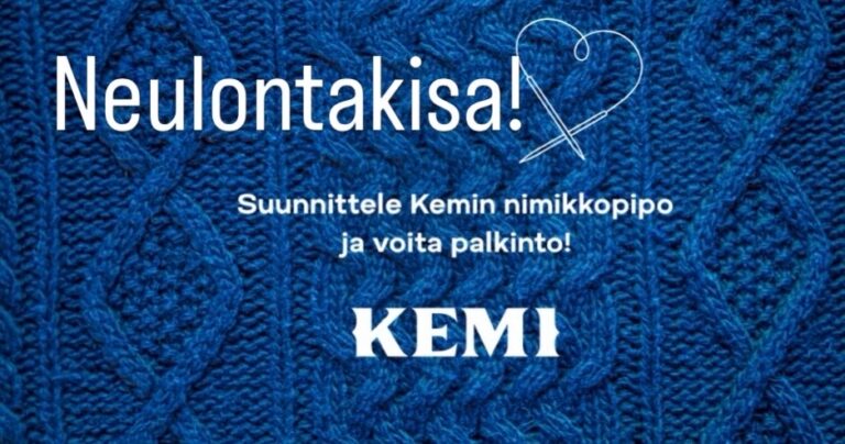 🧶 Suunnittele Kemin oma nimikkopipo! 🧶 Millainen olisi sinun Kemiäsi kuvaava piposi? Kemin kaupunki…